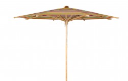 ombrelloni di creco medium, Holz-Schirm made in Germany